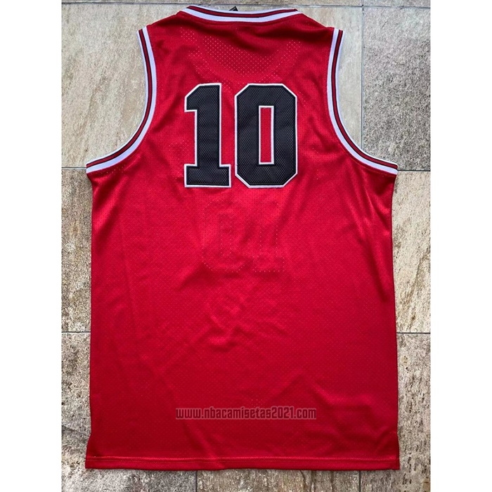 Camiseta Shohoku Sakuragi #10 Rojo